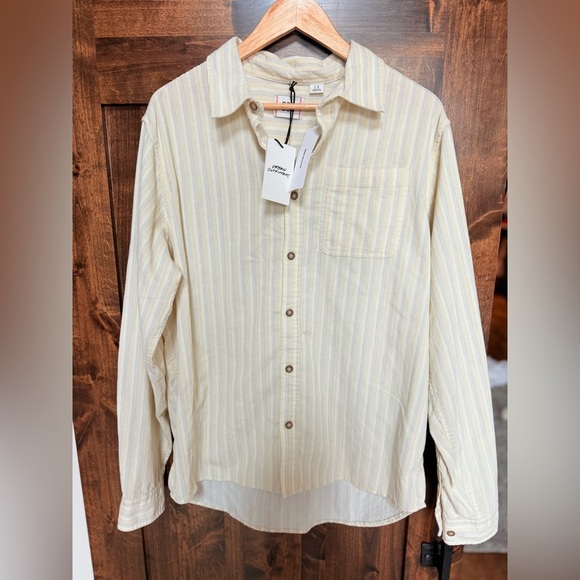 BDG Evan Stripe Corduroy Shirt size Large Urban outfitters - Picture 2 of 11
